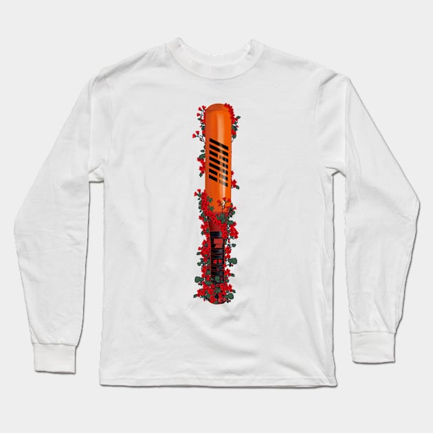 IKON Floral Lightstick kpop Long Sleeve T-Shirt by RetroAttic